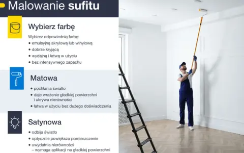 Jaka farba na sufit? Wybierz idealną bez smug - Poradnik