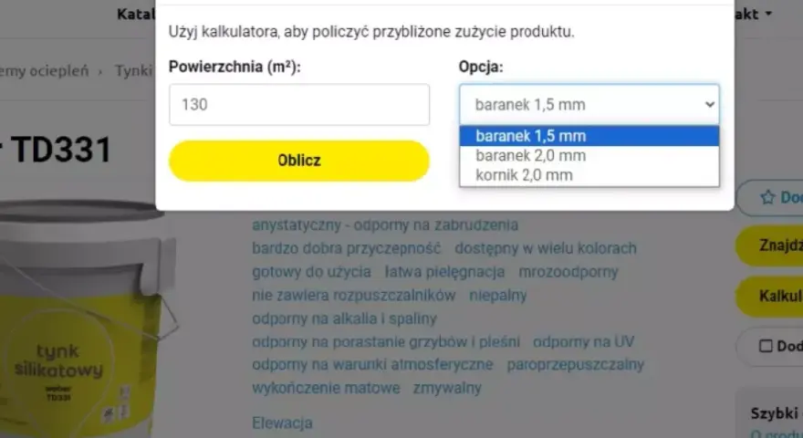 Ile tynku silikonowego potrzebujesz? Oblicz zużycie i zapas